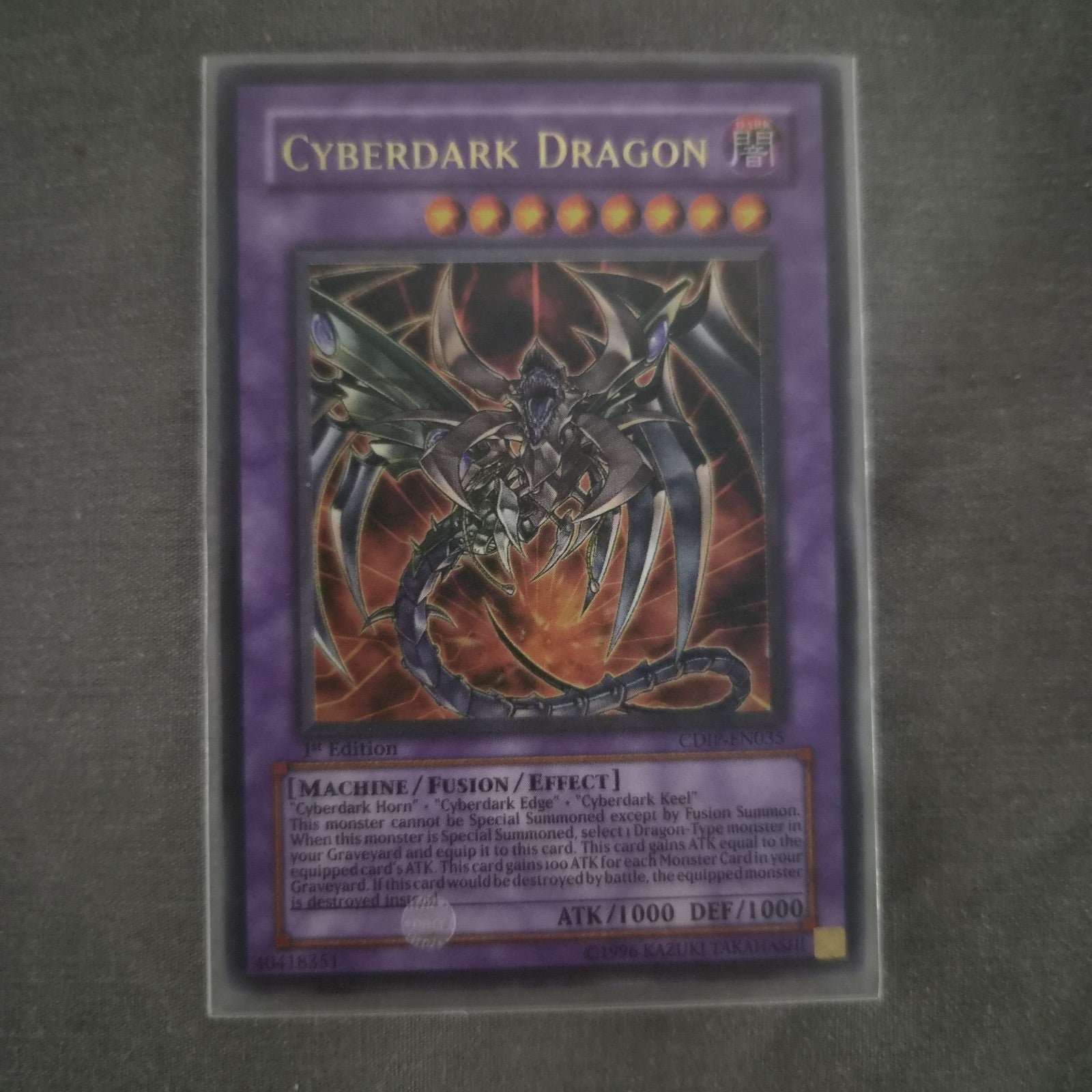 Yugioh Cyberdark Dragon CDIP-EN035 Ultra Rare 1st Edition NM