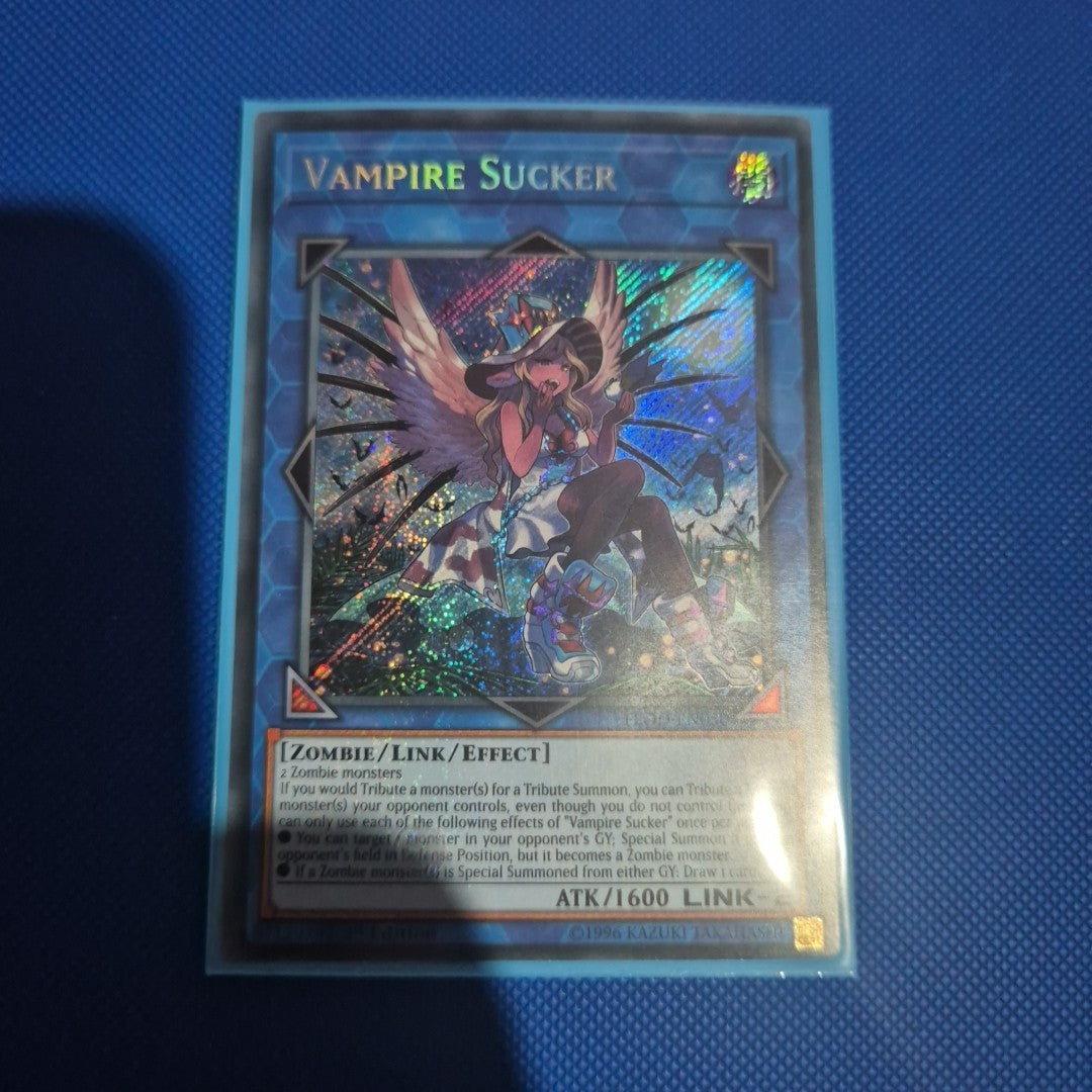 Vampire Sucker FLOD-EN050 Secret Rare 1st Edition YuGiOh TCG Card