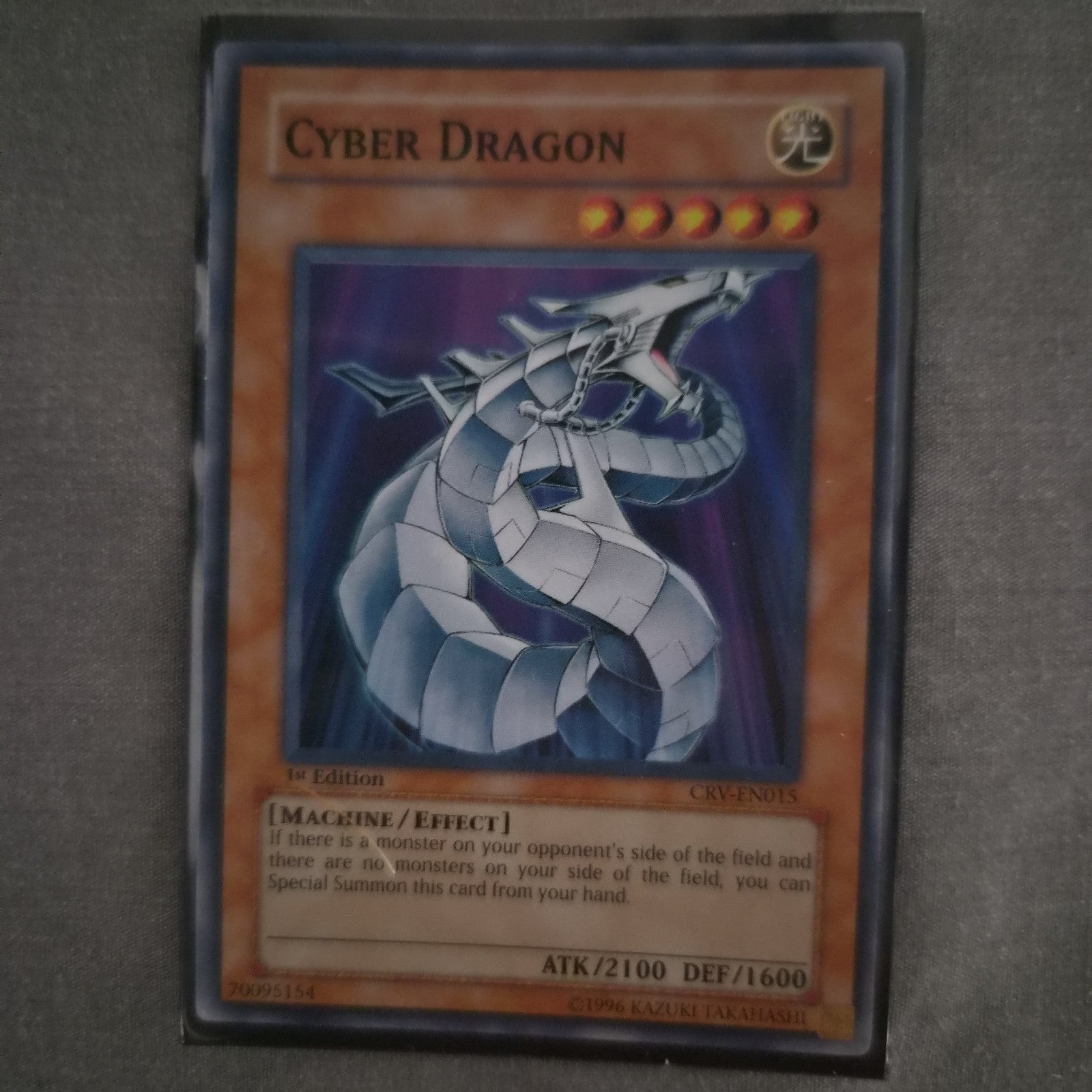 Cyber Dragon CRV-EN015 1st Edition Super Rare