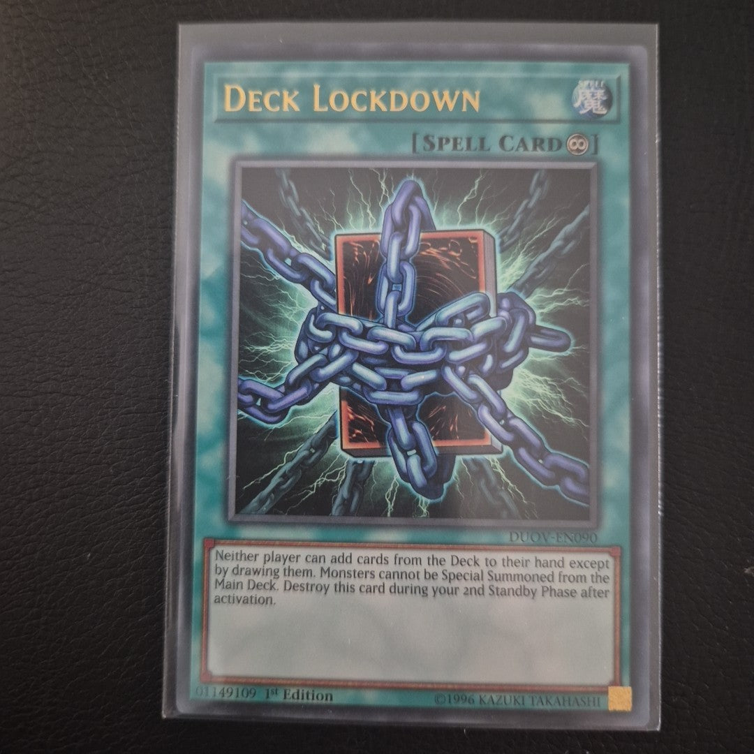 Deck Lockdown DUOV-EN090 Ultra Rare 1st Edition