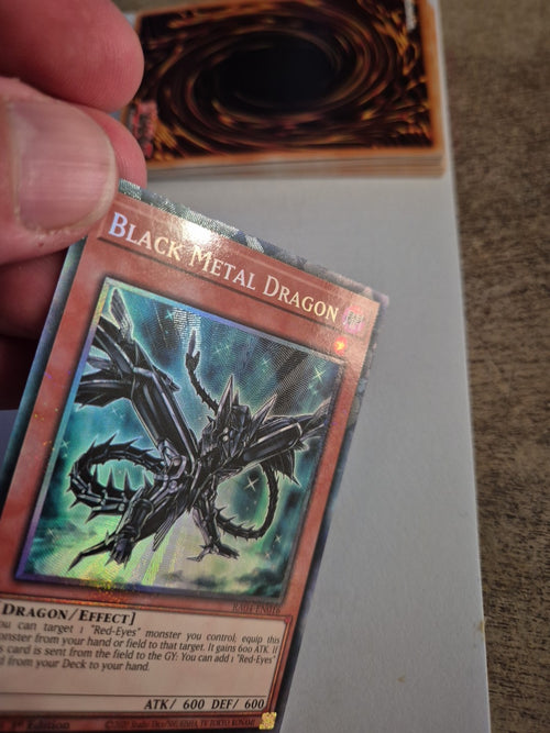 Black Metal Dragon - RA04-EN016 - 1st Ed Prismatic Collector's Rare Near Mint
