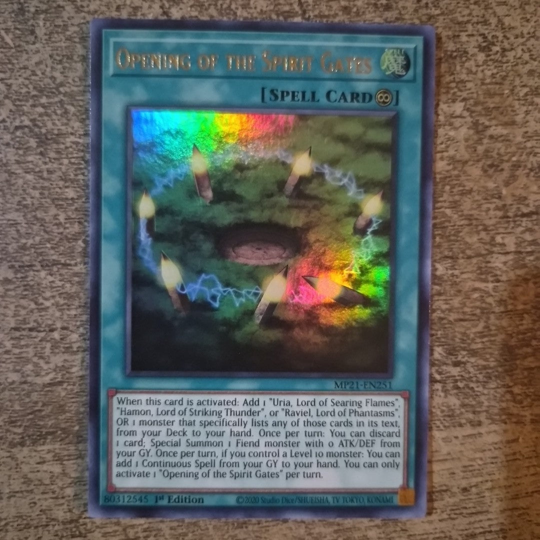 Opening of the Spirit Gates - MP21-EN251 - Ultra Rare - 1st Edition Yugioh