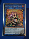 Hiita the Fire Charmer, Ablaze - RA04-EN074 - 1st Edition Secret Rare Near Mint