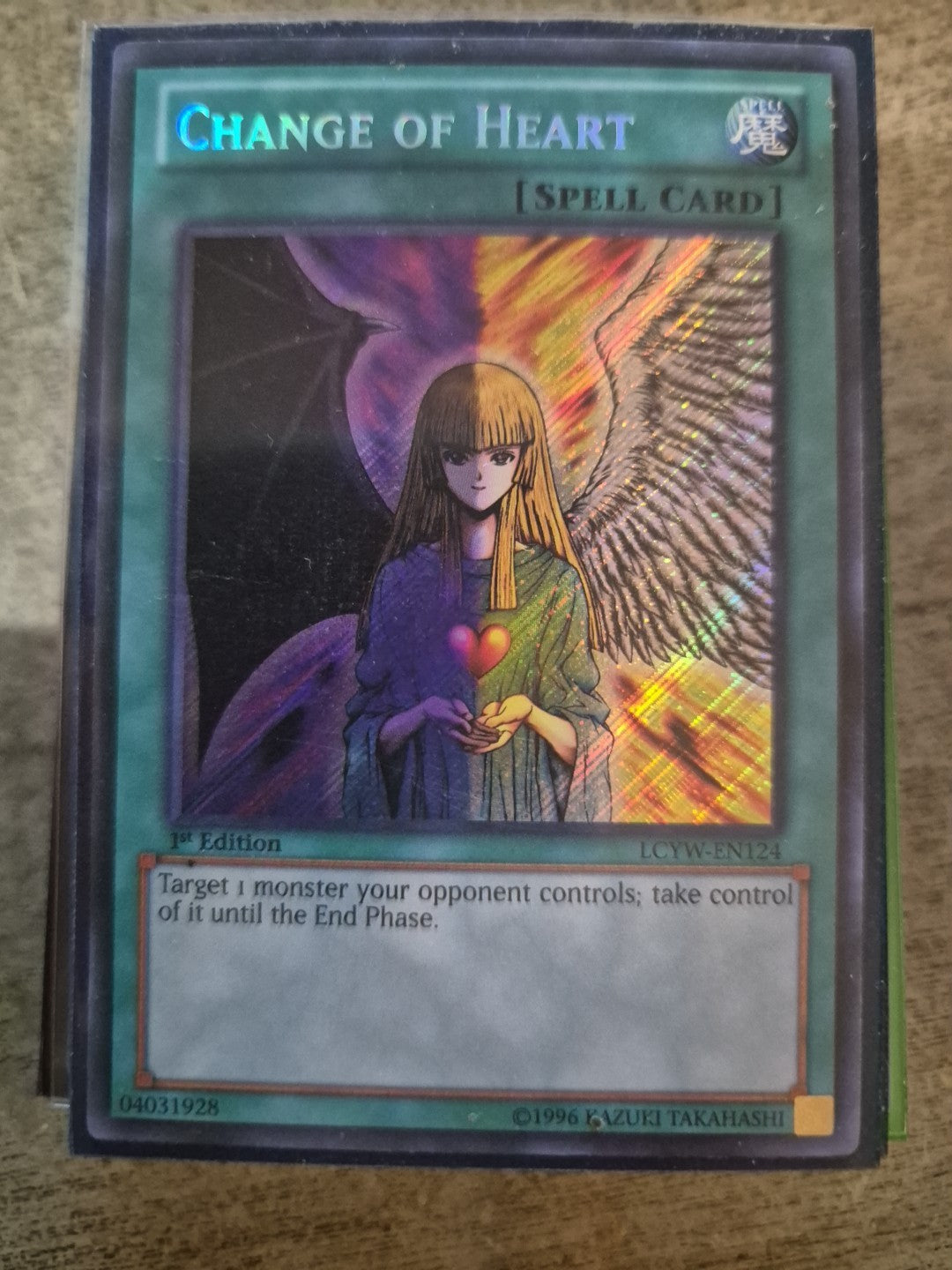 Yugioh Change of Heart LCYW-EN124 Secret Rare 1st