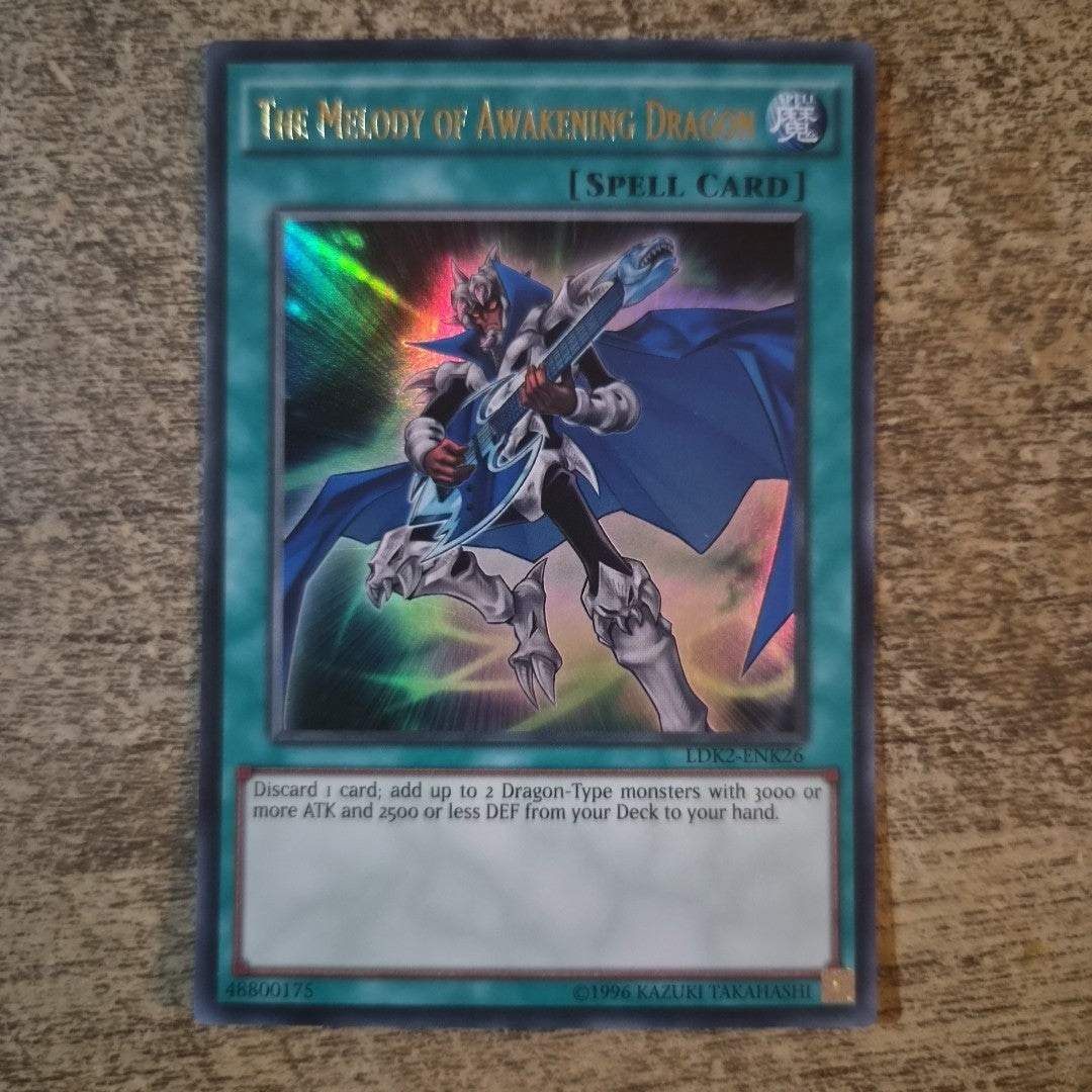 Yugioh The Melody of Awakening Dragon LDK2-ENK26 Unlimited Ultra Rare NM