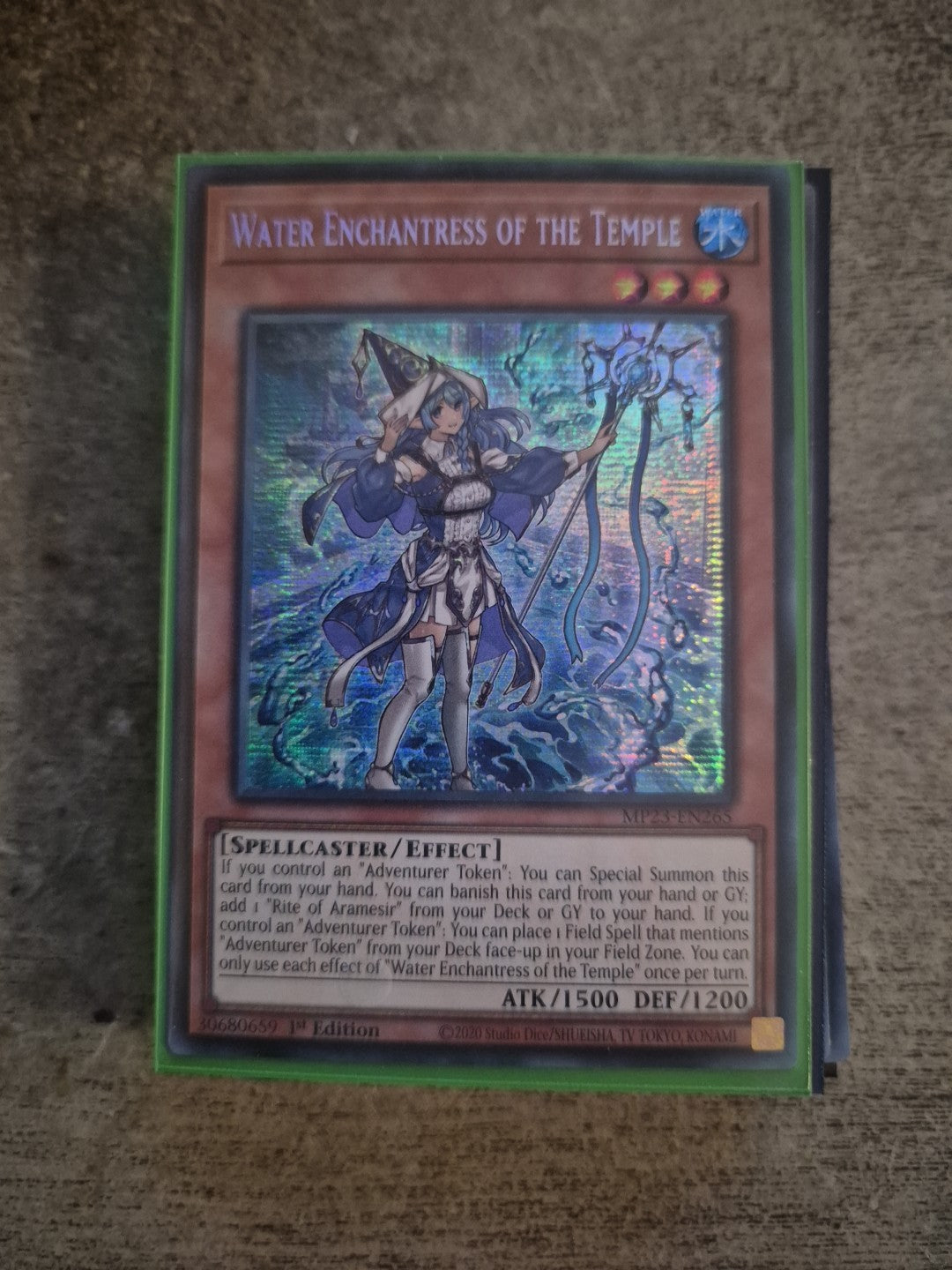 Yu-Gi-Oh! - Water Enchantress of the Temple - MP23-EN265 Pris Secret Rare 1st Ed