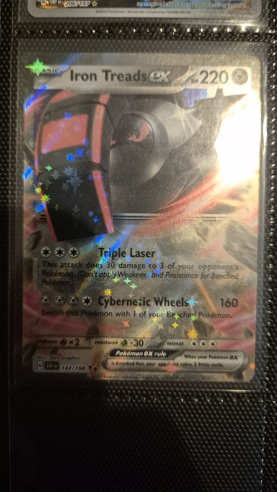 Iron Treads ex 143/198 Sv01: Scarlet & Violet Base Set Holo