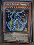 Malefic Rainbow Dragon YMP1-EN005 Secret Rare Limited Edition YuGiOh TCG Card