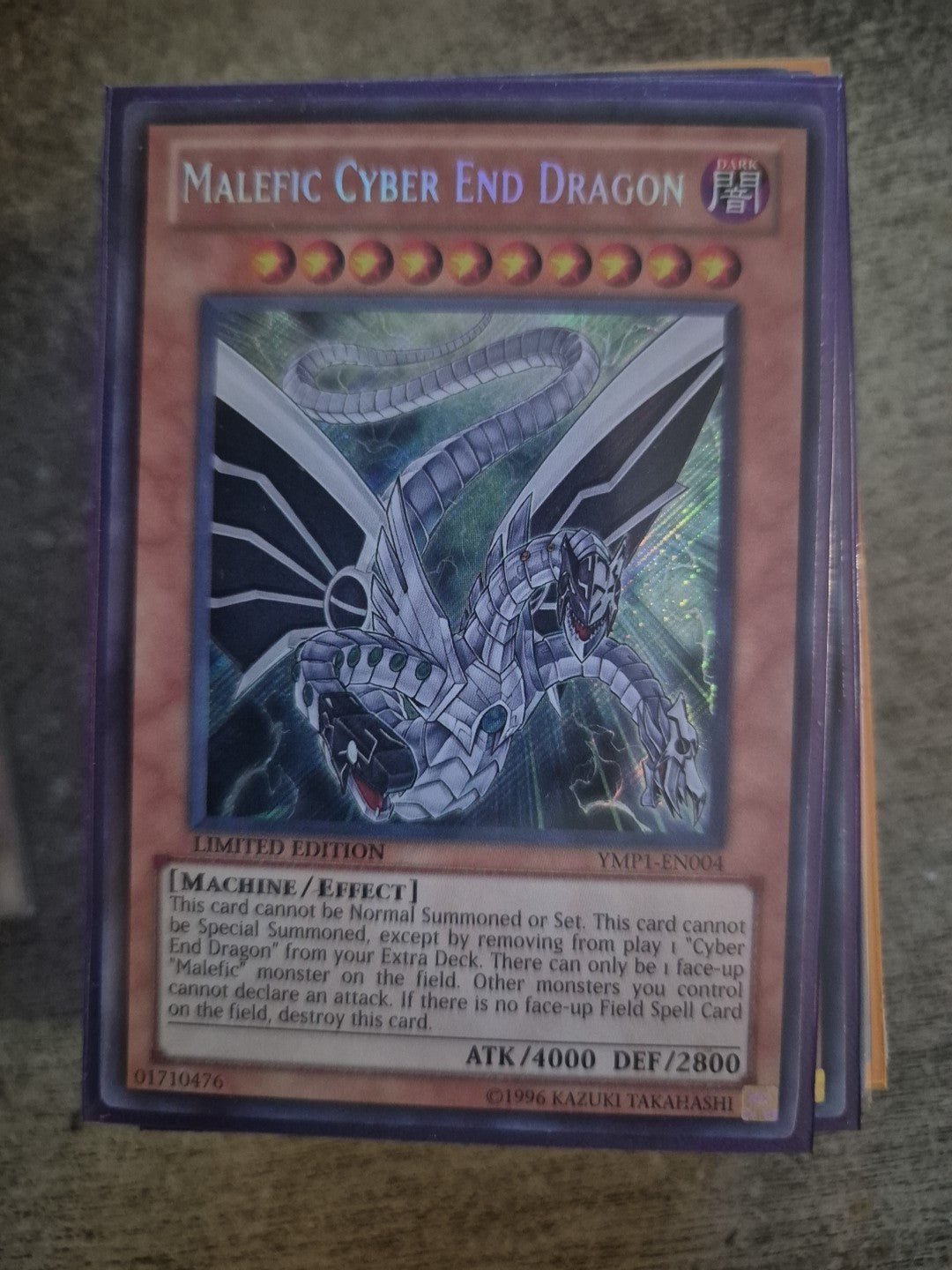 Yu-Gi-Oh! TCG Malefic Cyber End Dragon Yu-Gi-Oh! 3D Bonds Beyond Time Movie Pack
