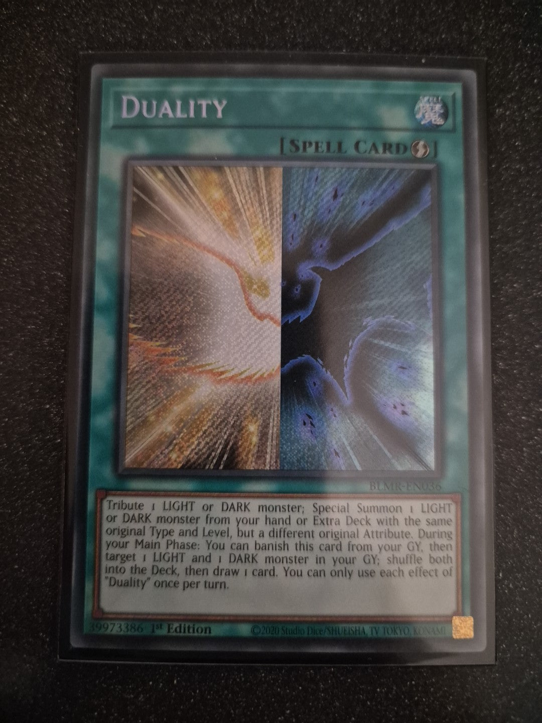 DUALITY BLMR-EN036 M/NM 1st Ed. Secret Rare Yu-Gi-Oh! TCG Card