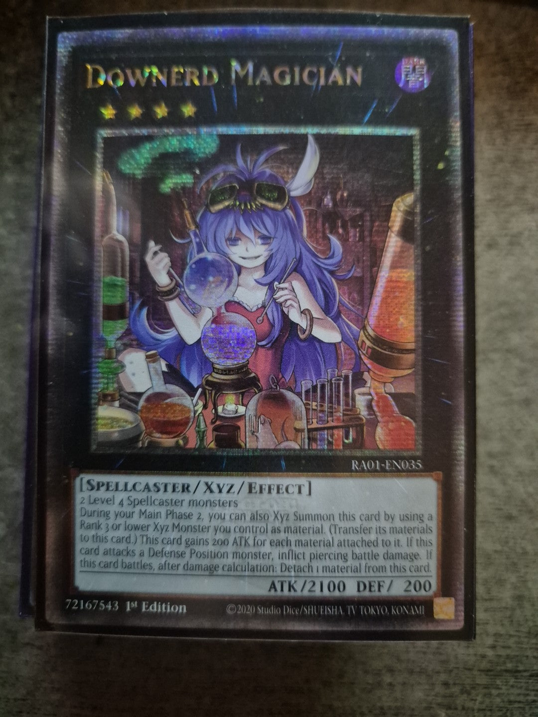 Downerd Magician - Quarter Century Rare RA01-EN035 - 1st Ed - NM - Yugioh