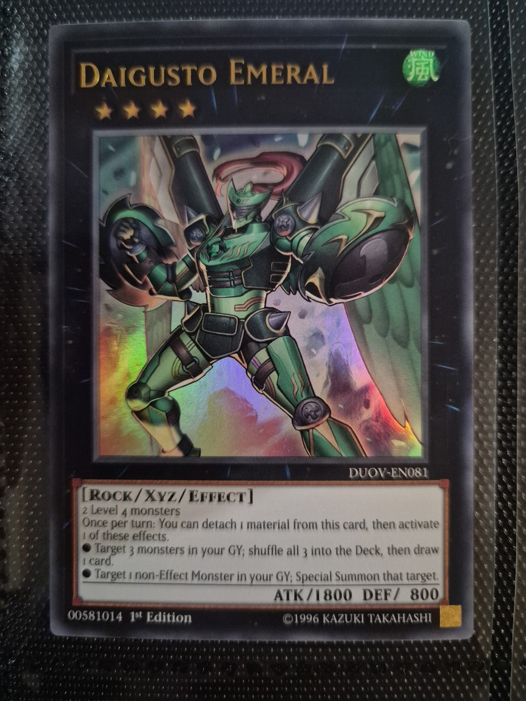 Daigusto Emeral - DUOV-EN081 - Ultra Rare - 1st Edition - Yugioh
