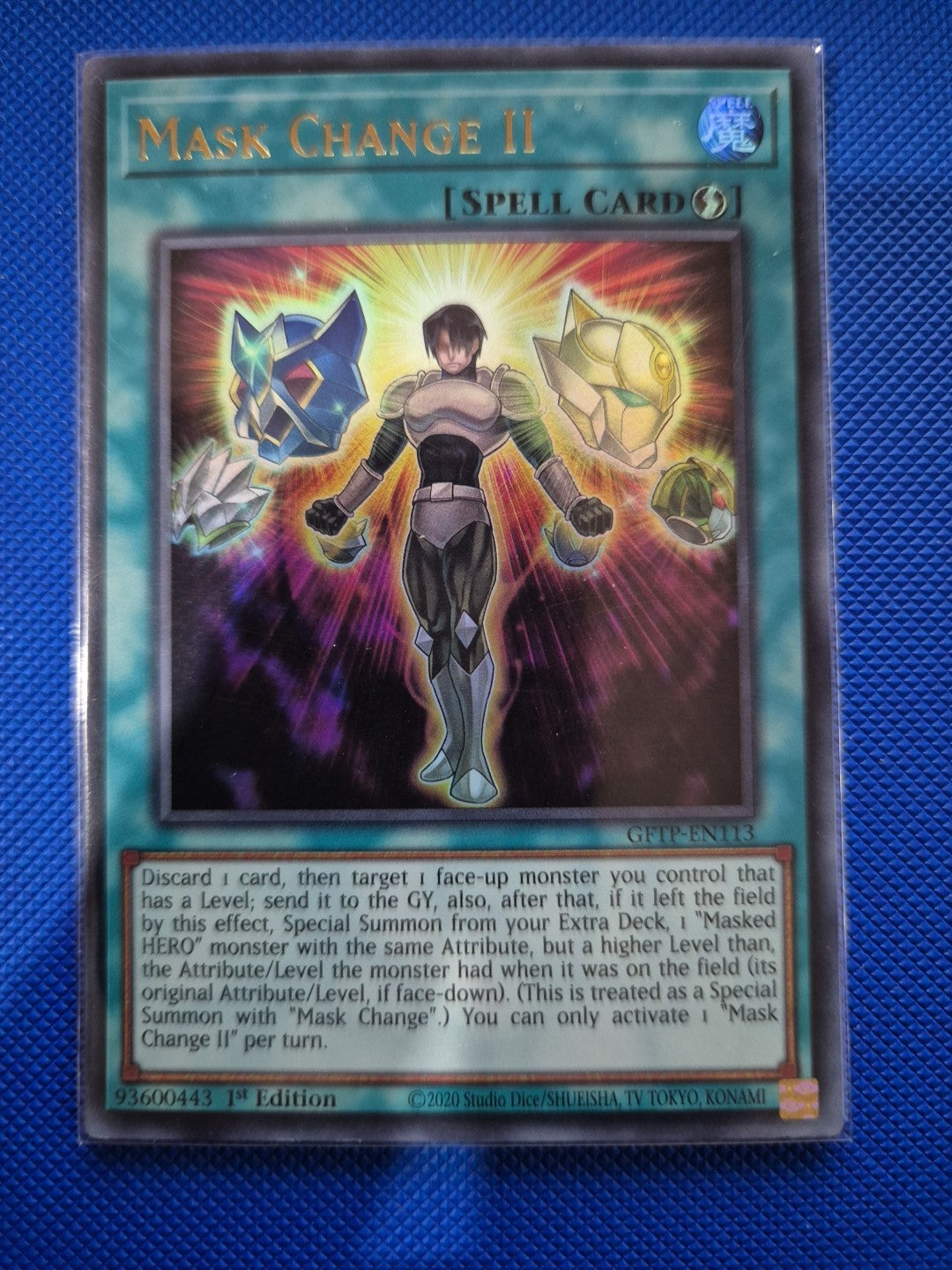 Mask Change II GFTP-EN113 Ultra Rare 1st Ed NM Yugioh!