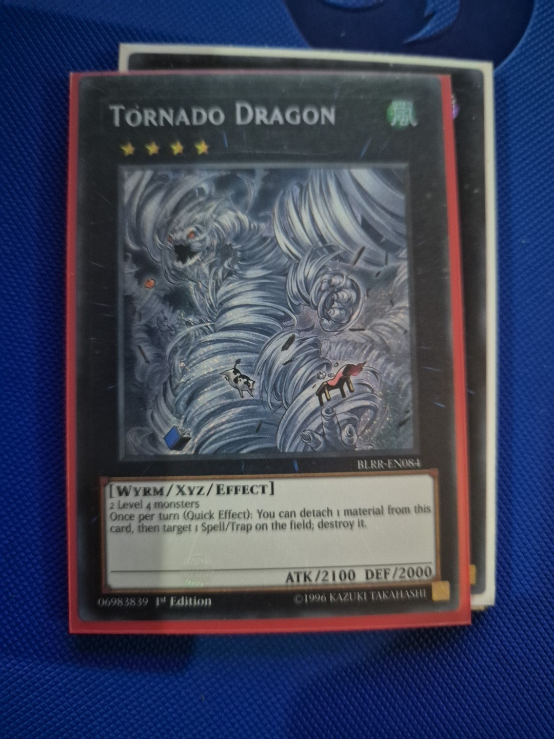 Yugioh Tornado Dragon  - Secret Rare - BLRR-EN084 - N/M - 1st.Ed.