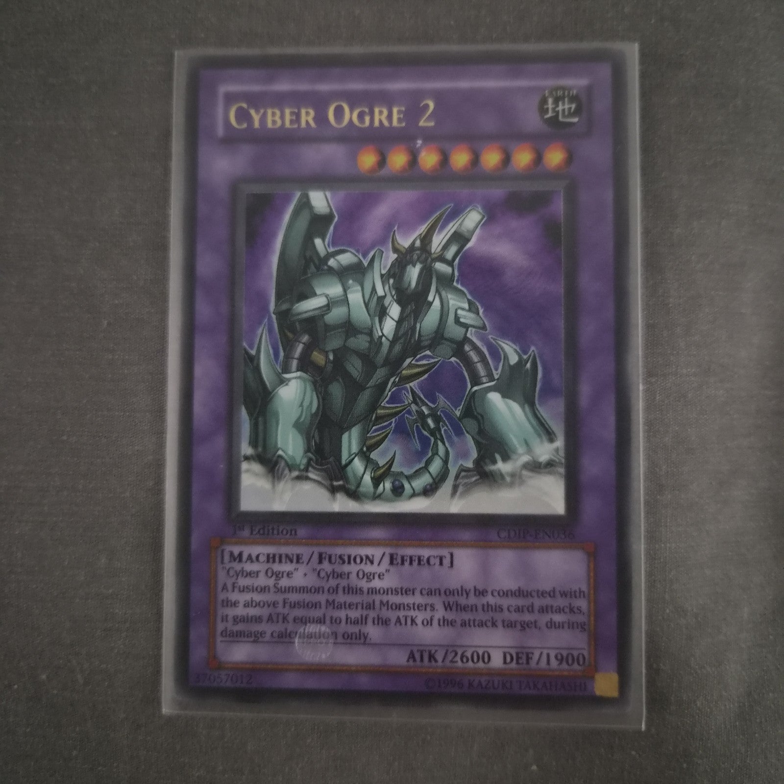 YuGiOh Cyber Ogre 2 Ultra Rare CDIP-EN036 1st Edition