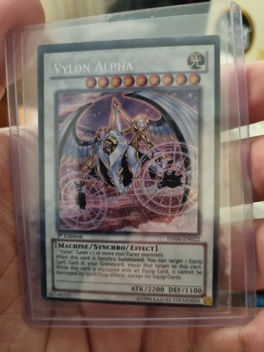 Yugioh Card - Vylon Alpha HA06-EN022 Secret Rare 1st Edition