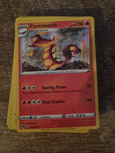 Centiskorch 010/073 Holo Rare Champion's Path Pokemon Card TCG - Near Mint