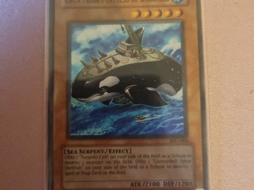 Yugioh Orca Mega Fortress Of Darkness IOC-084 Super Rare Unl MP