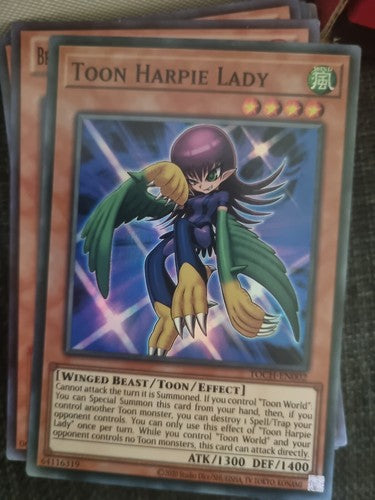 Toon Harpie Lady - First Edition - TOCH-EN002 - Yugioh