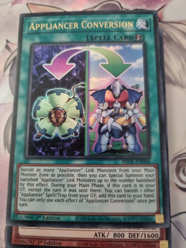 Yu-Gi-Oh! TCG Appliancer Conversion Ultra Rare BROL-EN044 Authentic Card