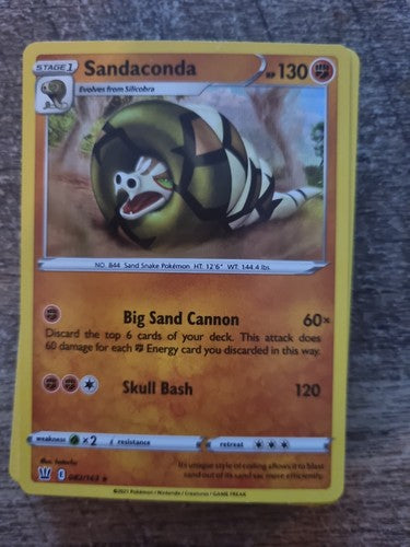 Sandaconda RARE HOLO 082/163 BATTLE STYLES MINT Pokemon TCG