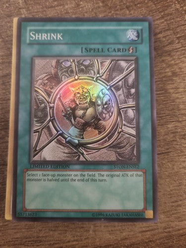 Yu-Gi-Oh! TCG Shrink Strike of Neos STON-ENSE2 Limited Super Rare