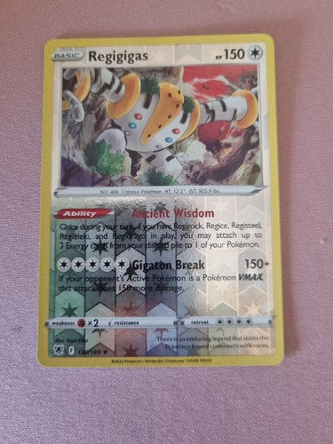 Regigigas - 130/189 (Reverse Foil) Holo Rare Astral Radiance Pokemon Card