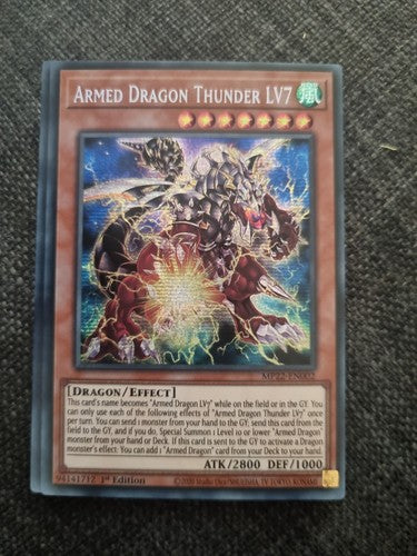 Armed Dragon Thunder LV7 - Prismatic Secret Rare - MP22-EN002 Yugioh NM