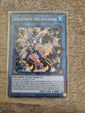 Yugioh Crystron Halqifibrax DUOV EN001 Ultra Rare 1st Ed