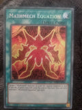 Yugioh | Mathmech Equation - MYFI-EN010 - Secret Rare - 1st Edition NM