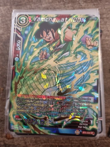 Yamcha, At 100% - BT5-009 - Foil SR - Dragon Ball Super Card TCG DBS - NM