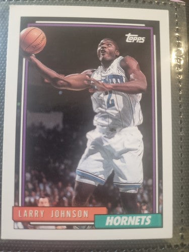 1992-93 Topps Gold #283 Larry Johnson Charlotte Hornets
