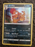 Pokemon Card Scrafty 042/073 Champion's Path Holo