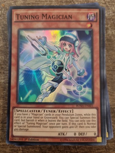 Yu-Gi-Oh! TCG Tuning Magician Breakers of Shadow BOSH-EN001 1st Edition Super...