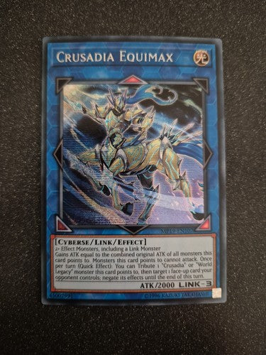 YuGiOh Crusadia Equimax Prismatic Secret Rare MP19-EN107 NM