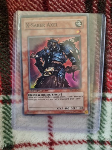 X-Saber Axel - HA01-EN010 - Super Rare 1st Edition Yugioh