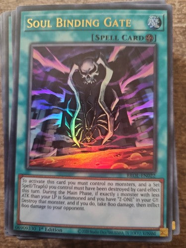 Yu-Gi-Oh! TCG Soul Binding Gate Ultra Rare BROL-EN022 Genuine Card