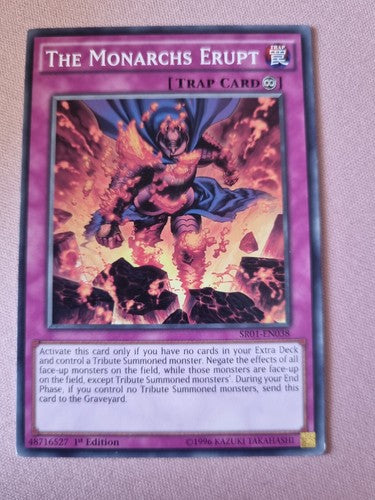 The Monarchs Erupt - SR01-EN038 - Common 1st Edition Yugioh