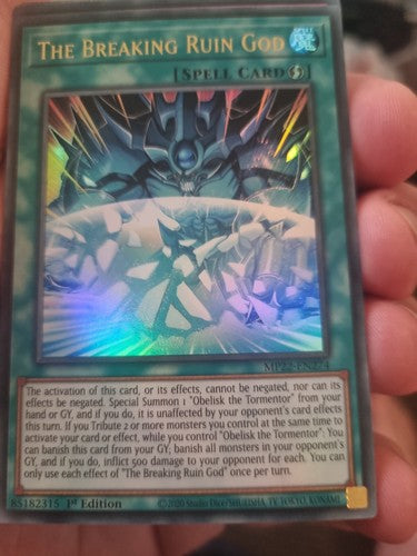 The Breaking Ruin God - MP22-EN274 - Ultra Rare 1st Edition Near Mint