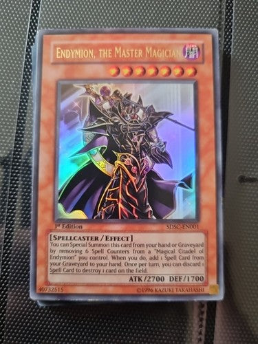 Endymion, The Master Magician - SDSC-EN001 - Ultra Rare 1st Edition - Yugioh