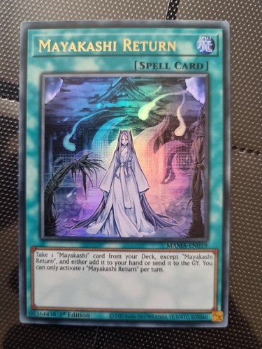 Mayakashi Return | MAMA-EN019 | Ultra Rare NM 1st Ed | Yugioh