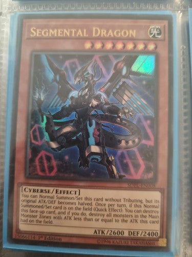 YuGiOh Segmental Dragon Ultra Rare 1st Edition SDPL-EN008 NM