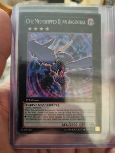 CXyz Mechquipped Djinn Angeneral - NUMH-EN036 - Super Rare 1st Edition Yugioh