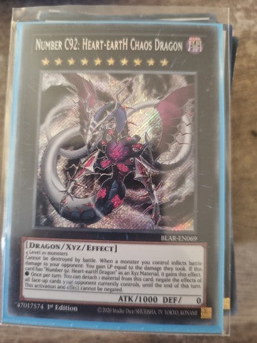 Number C92 Heart-eartH Chaos Dragon - BLAR-EN069  Battle of Legend Armageddon
