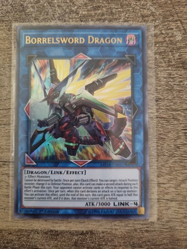 *Ultra Rare* Borrelsword Dragon - NM - MP19-EN097 - 1st Edition