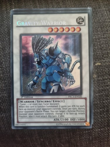 Yugioh - Gravity Warrior - PRC1-EN020 - 1st Edition - Near Mint