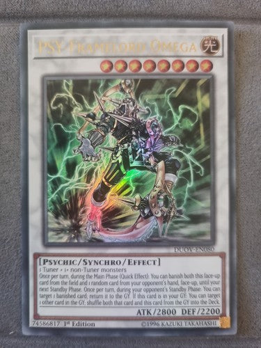 Yugioh - Psy-Framelord Omega - DUOV-EN080 - Ultra Rare - 1st Edition - NM