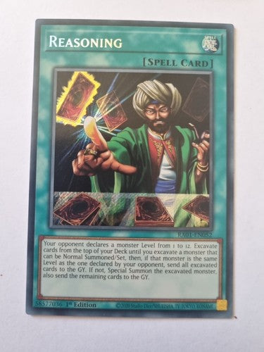 Yugioh - Reasoning - Secret Rare RA01-EN052 (NM)