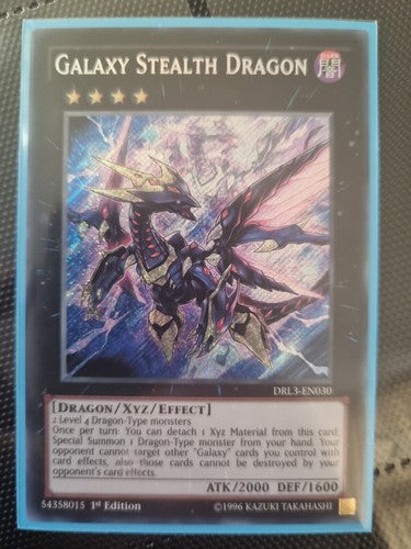 yugioh - GALAXY STEALTH DRAGON secret rare DRL3-EN030 NM