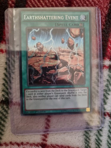 E MP YUGIOH EARTHSHATTERING EVENT 1st Edition Secret Rare HOLO WSUP-EN042